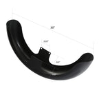 23" Front Fender for Harley Touring Models (2014–2024) - Vivid Black