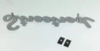 Street Rod Script Chrome Metal Emblem with Drilling Required for Any Vehicle (1950–2026)