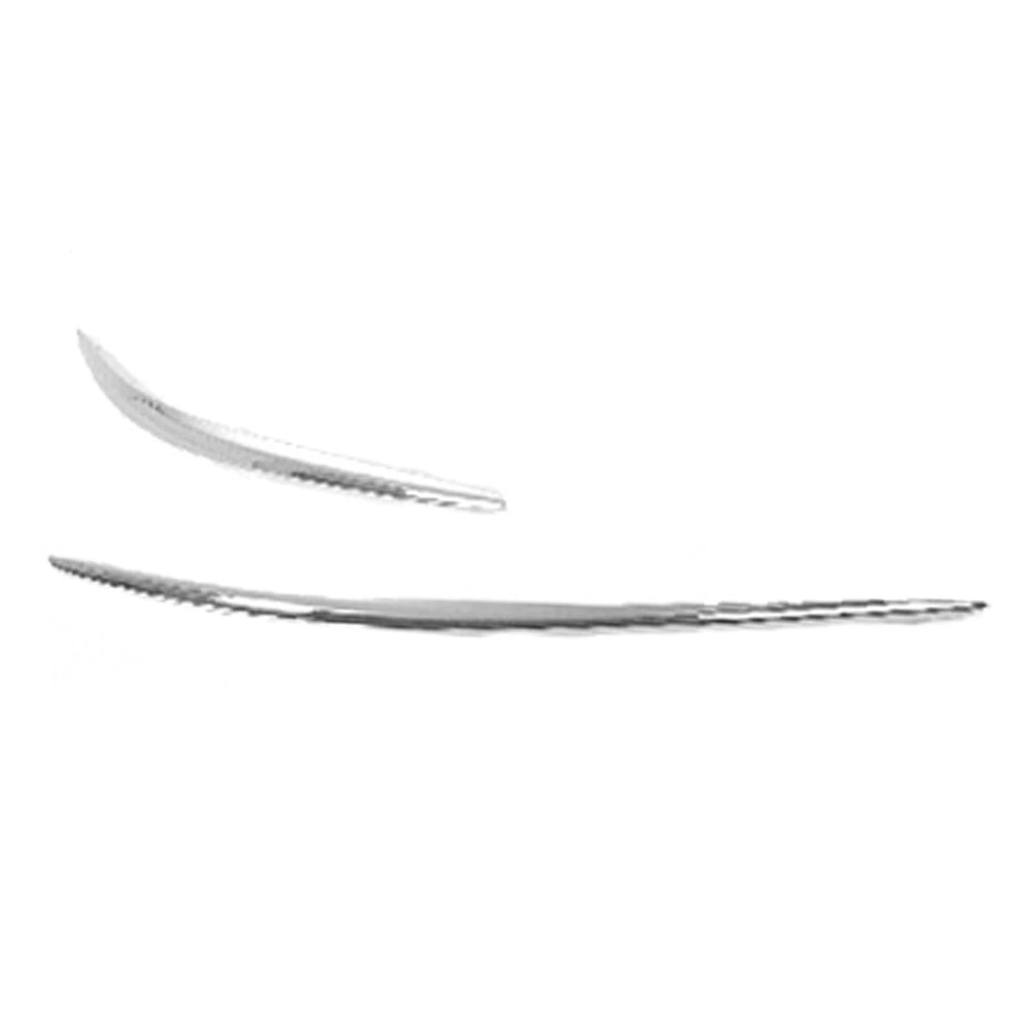 Replacement Chrome Plastic Driver Side Front Bumper Cover Molding for Honda