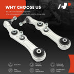 2X Front Lower Rearward Control Arm Ball Joint Assembly for Benz C300 (2015-2021)