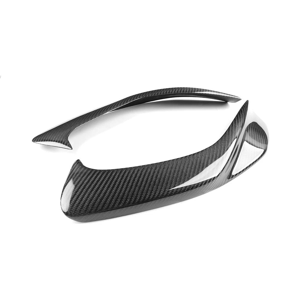 Carbon Fiber Headlight Eyelid Eyebrow Cover Trim for Honda Prelude (1997–2001)