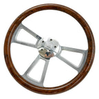 Steering Wheel Wrap Polished 5 Hole for Peterbilt Kenworth (2010–2024)