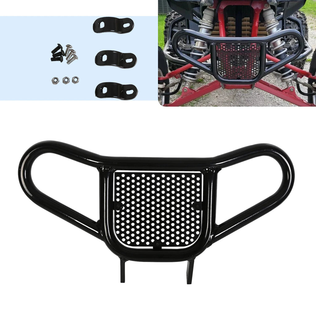 Front Bumper for Honda TRX 400X 400EX 450ER 450R (1999–2014) - Black Aluminum