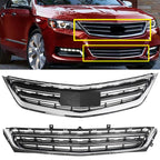 Front Bumper Grille Set for Chevrolet Impala (2014–2020) Chrome Trim