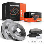 Front Disc Brake Rotors & Ceramic Pads for Chevy Silverado 1500 (2005–2018)
