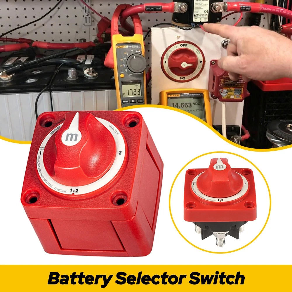 M-Series Dual Battery Selector Switch for Marine Boat (6007)