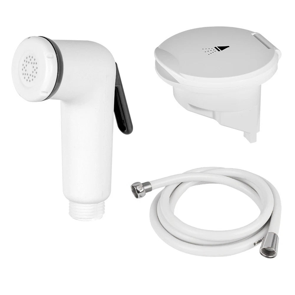 Set of 2 Retractable Shower Heads for Boat Deck (ABS PVC, 5M Hose)