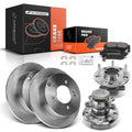 Rear Disc Brake Rotors & Pads for Hyundai Sonata (2006–2008)