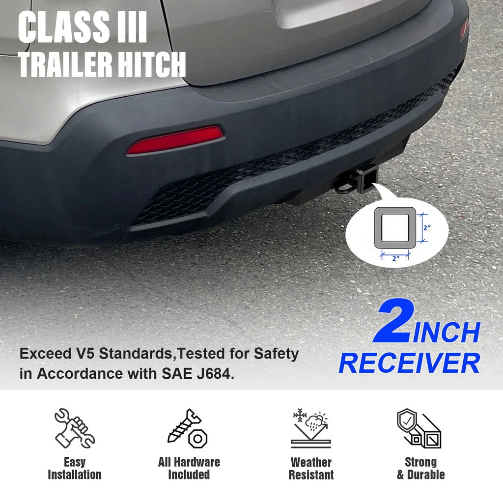 Towing Hitch Receiver Class 3 for Kia Sorento Hyundai Santa Fe (2011–2013)