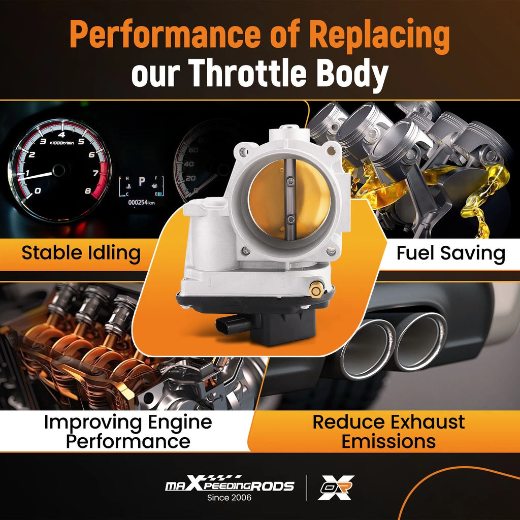 Throttle Body Assembly for Lincoln MKS/MKT/MKX/MKZ, Mercury Sable (2009–2016) 67-6010