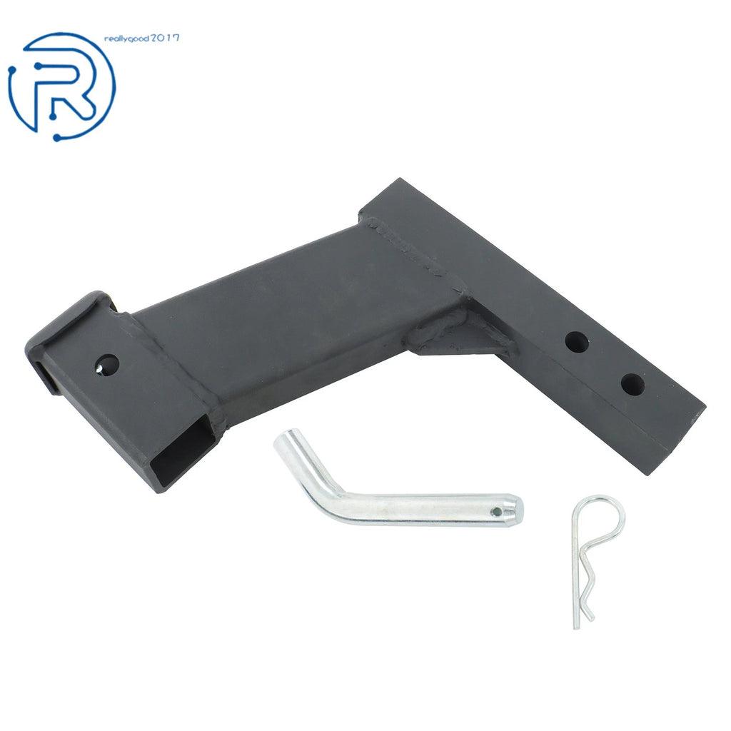 2 Inch Solid Shank Hitch Adapter for Lifted Trucks (10 Inch Drop)