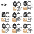 8x Carburetor Repair Kit for Stihl Chainsaw (RK-34HK, RK-32HK)