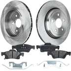 Set of 2 Rear Brake Discs and Pads for Jeep Grand Cherokee (2012–2020)