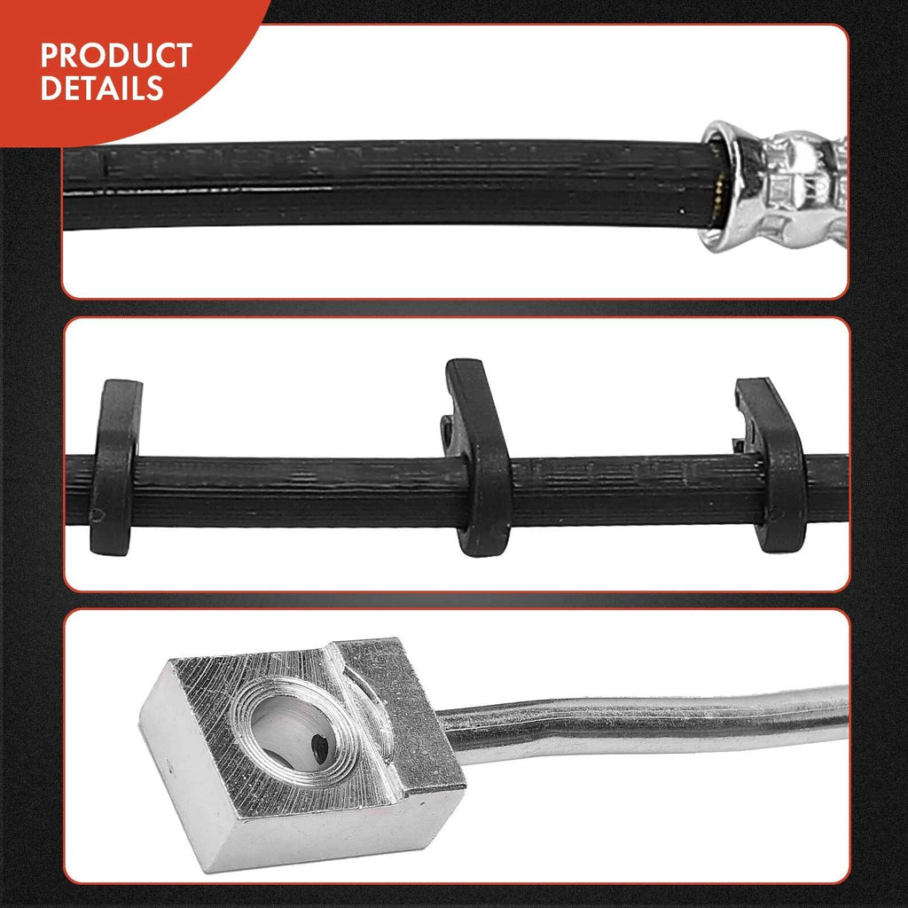 Rear LH Brake Hydraulic Hose for Chevy C6500 GMC C7500 (1996–2009)