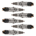 Set of 6 Fuel Injectors for Cummins QSB 4.5L QSB 6.7L ISB 6.7L (2007–2021)