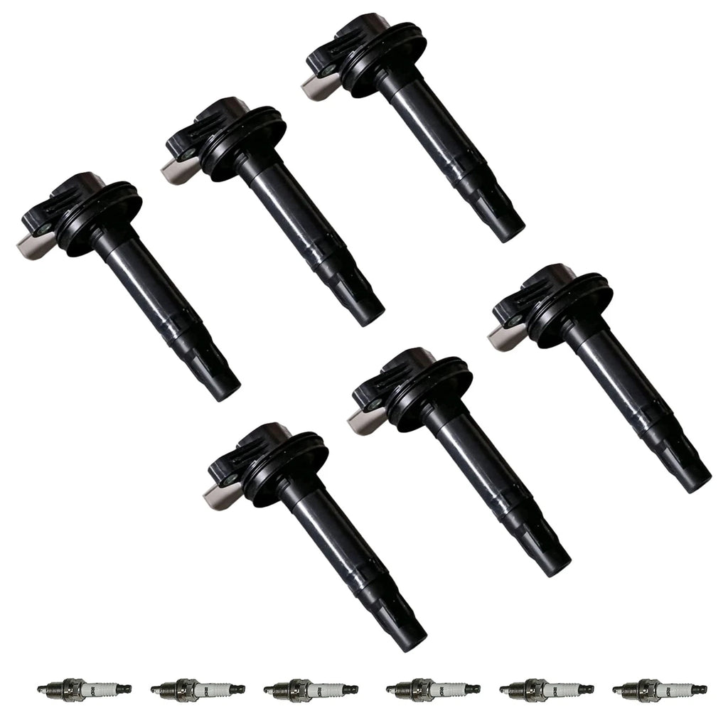 6X Iridium Spark Plug & 6X Ignition Coil Pack for Ford Flex 2010–2012 3.5L V6 UF612