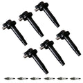 6X Iridium Spark Plug & 6X Ignition Coil Pack for Ford Flex 2010–2012 3.5L V6 UF612