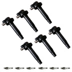 6X Iridium Spark Plug & 6X Ignition Coil Pack for Ford Flex 2010–2012 3.5L V6 UF612