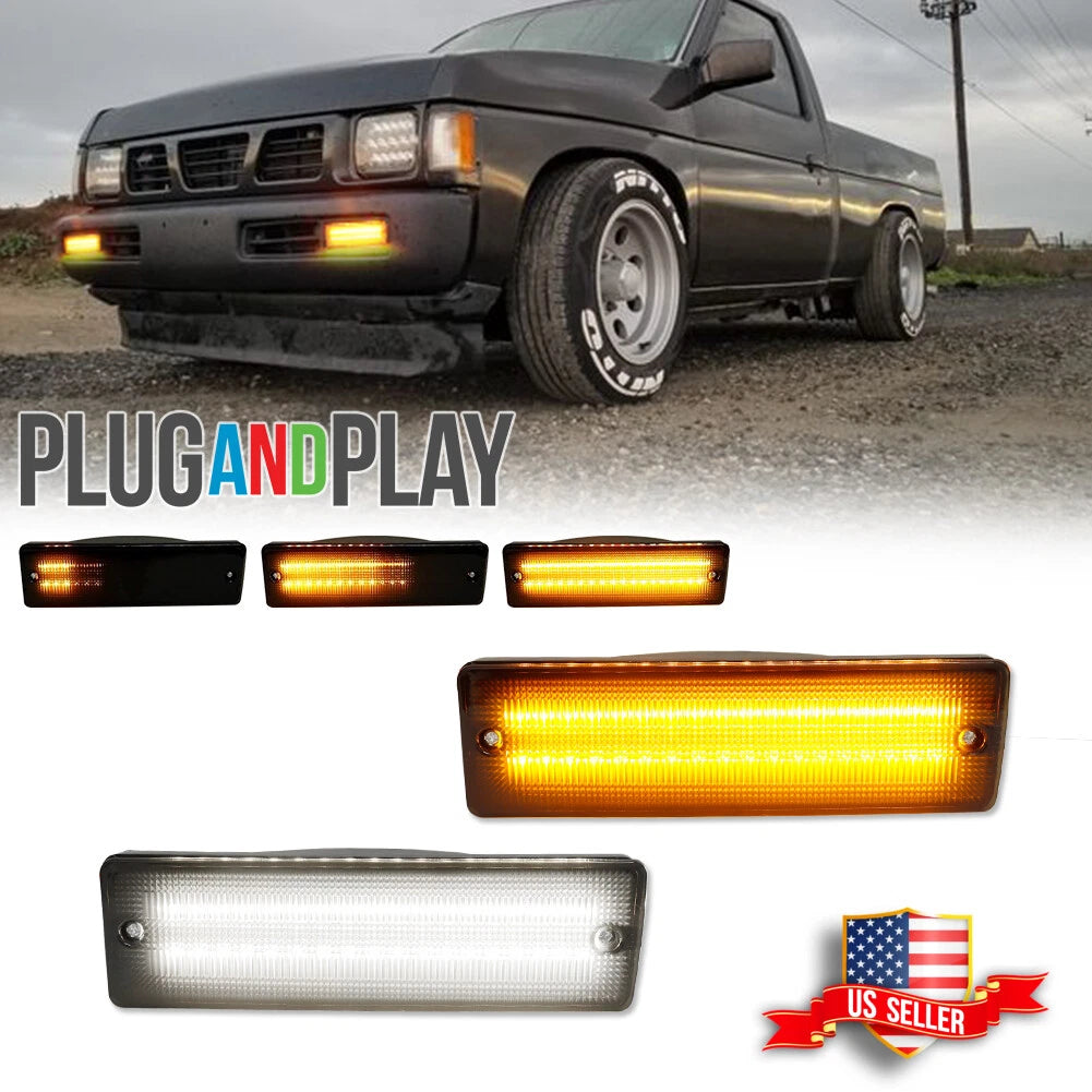 Smoke Switchback LED Signal Light for Nissan D21 Hardbody, Pathfinder (1988–1997)