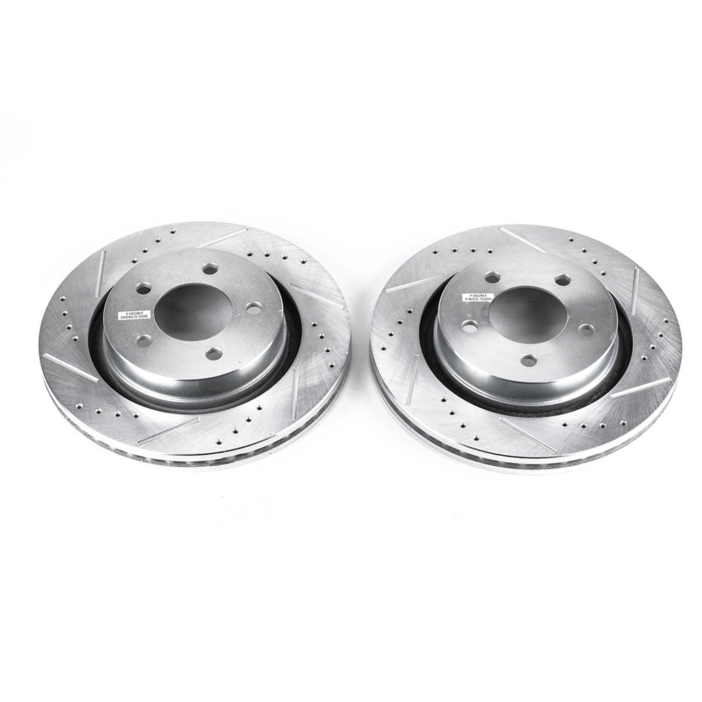 Set of 2 Brake Disc and Pad Kits for Chrysler 300 (2000–2004)