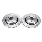 Set of 2 Brake Disc and Pad Kits for Chrysler 300 (2000–2004)