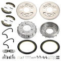 Front Brake Drum Plate Wheel Cylinder Shoes for Honda Foreman TRX450FE (2002–2004)