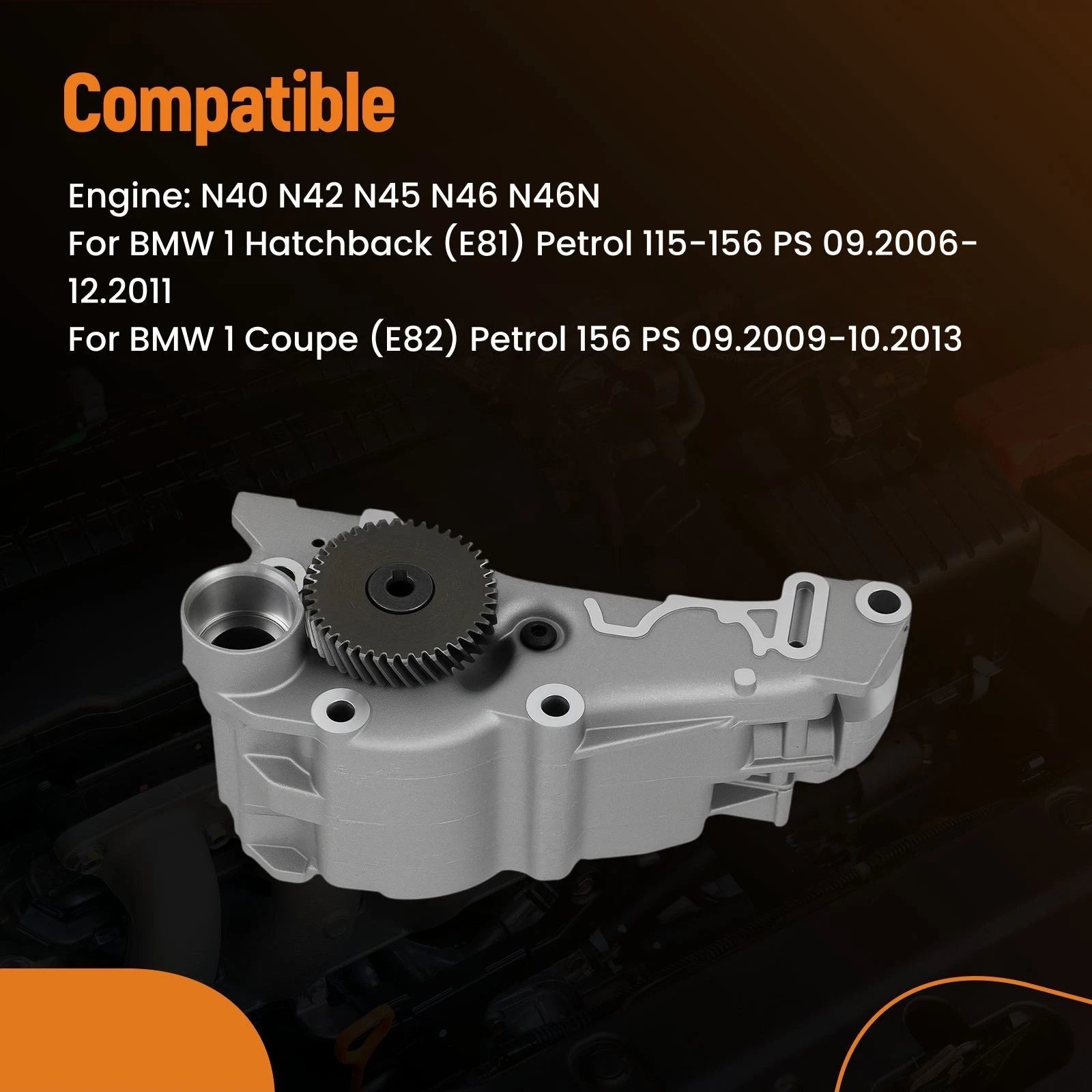 Engine Oil Pump for BMW 3 Series E46 E90 E91 (1998–2013) 11277536191