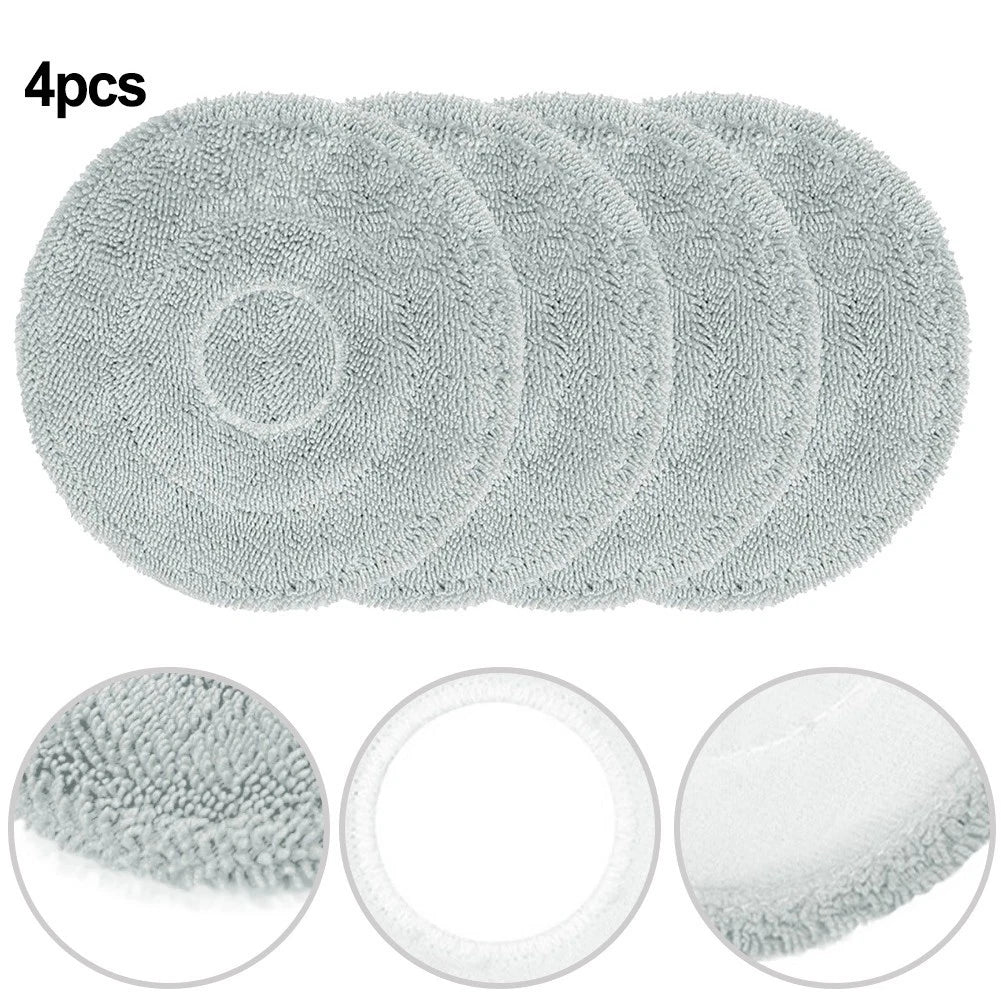 4 Pack Mop Cloth Kit for LEFANT M3L Robot Vacuum Cleaner