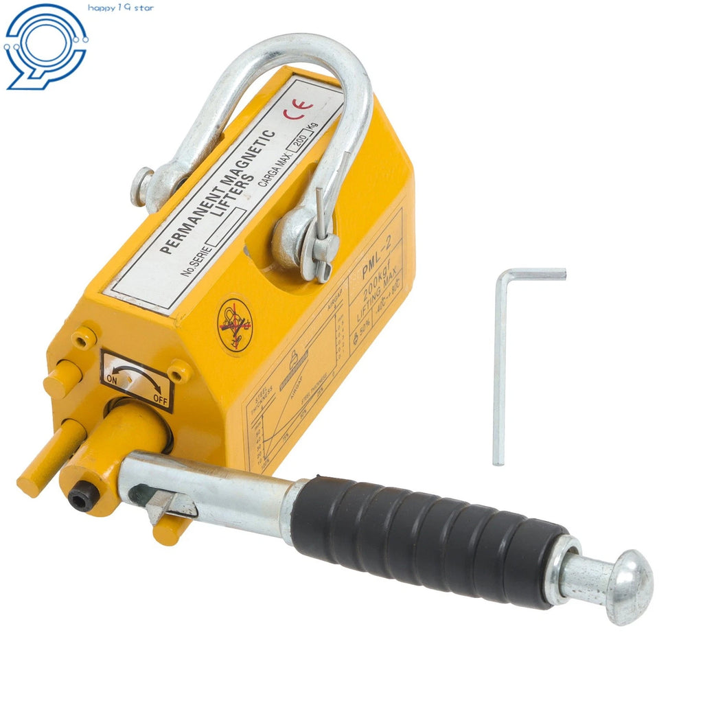 Permanent Magnetic Lifter for Heavy-Duty Applications (440lbs Capacity)