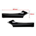 2X Front Bumper Side Air Vent Splitter Lip for BMW 2 Series F22/F23 (2014–2022)