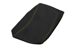 Leather Console Lid Armrest Cover for Acura Integra (1994–2001) Yellow Stitch
