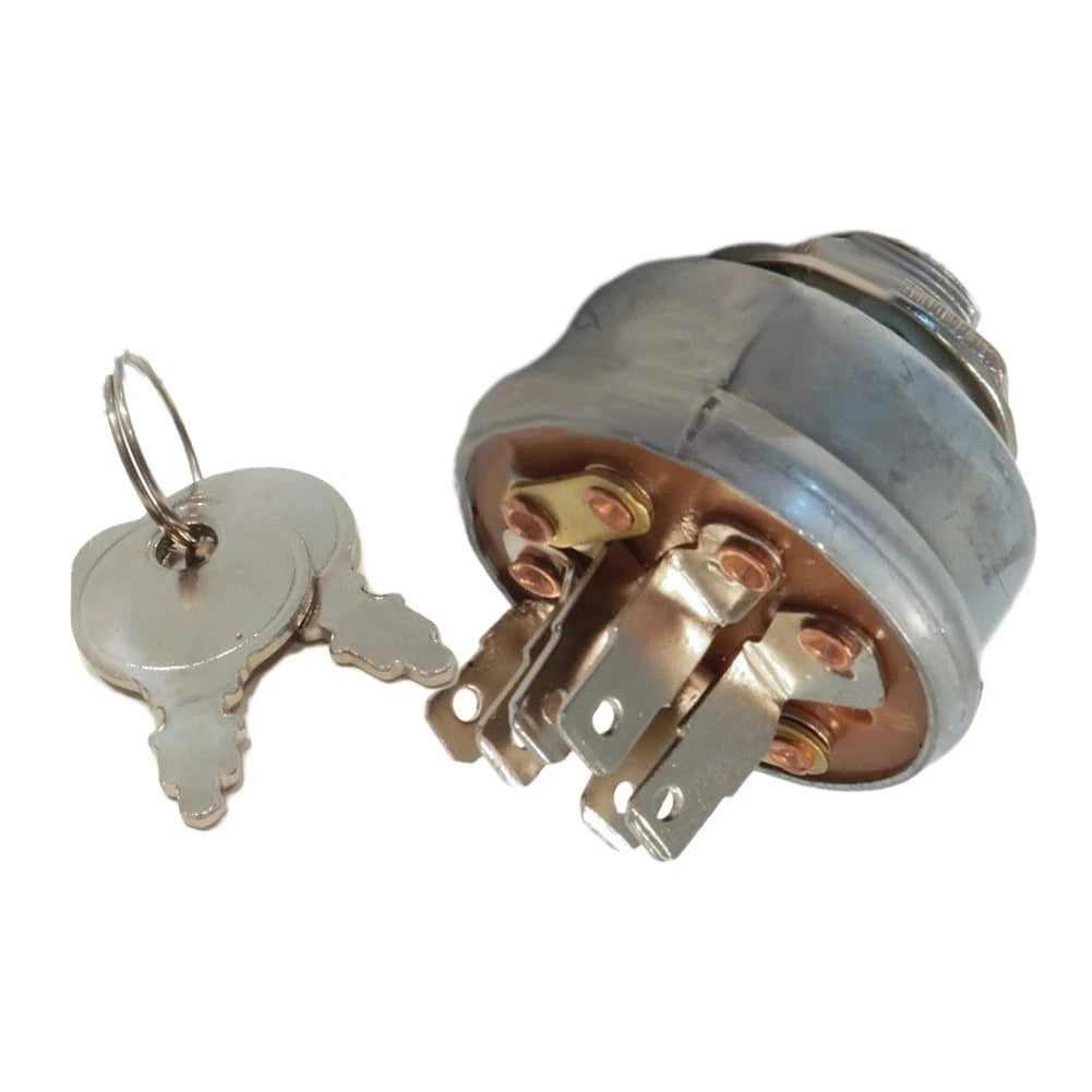 Ignition Switch for Lawn Mower with 2 Keys (Universal Compatibility)