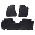 Set of 2 Black Anti-Slip TPE Floor Mats for Hyundai Tucson (2004–2009)