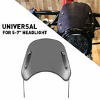 5"–7" Motorcycle Windshield for Honda Kawasaki Suzuki 