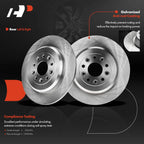 Rear Disc Brake Rotor & Pad Set for Ford Explorer (2011-2019)