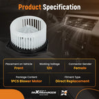 A/C Heater Blower Motor w/ Fan Cage for Nissan Altima Murano Pathfinder (2002–2006)