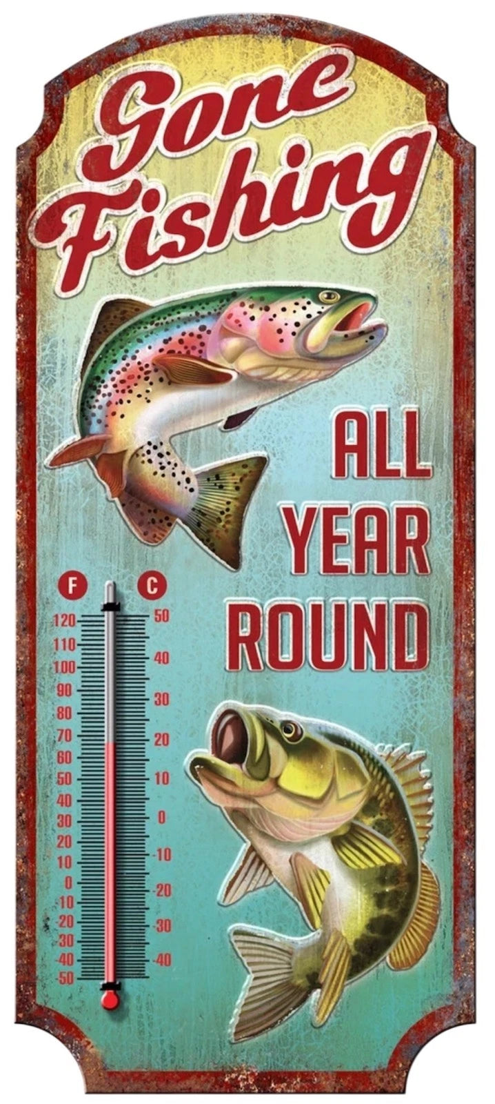 Thermometer for Fishing (17.5" x 7.5")