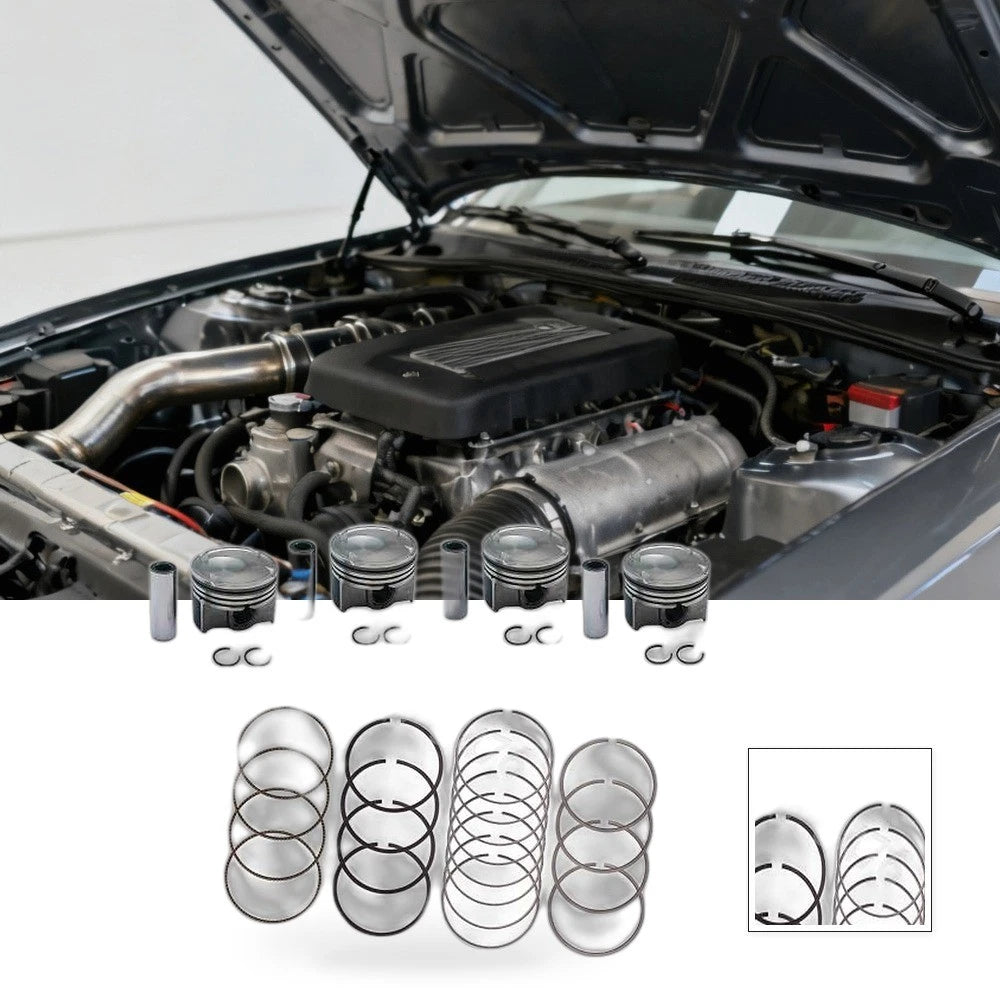 4X Piston & Ring Kit +0.50mm for Hyundai Kia 1.6L Turbo (2016–2021)