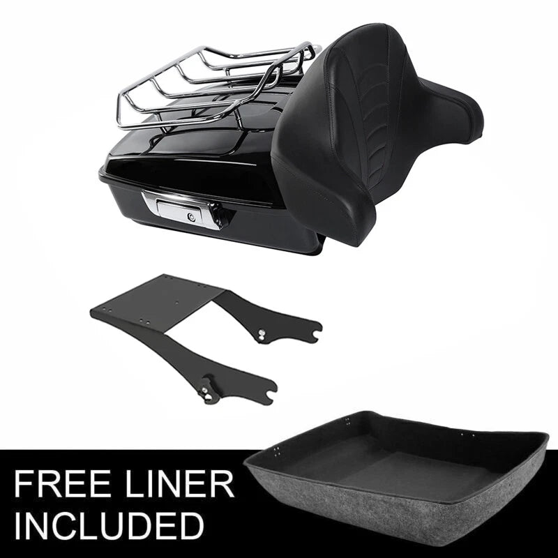 Trunk Backrest Rack Mount for Harley Touring Electra Glide (1997–2008)