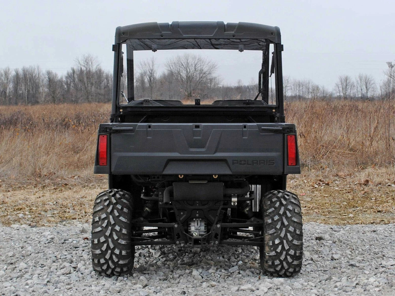 Clear Rear Windshield for Polaris Ranger Midsize ETX/500/570/EV (2015–2023)