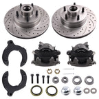 11" Slotted Front Disc Brake Conversion for Ford Mustang II (1974–1978) 5 x 4.75"