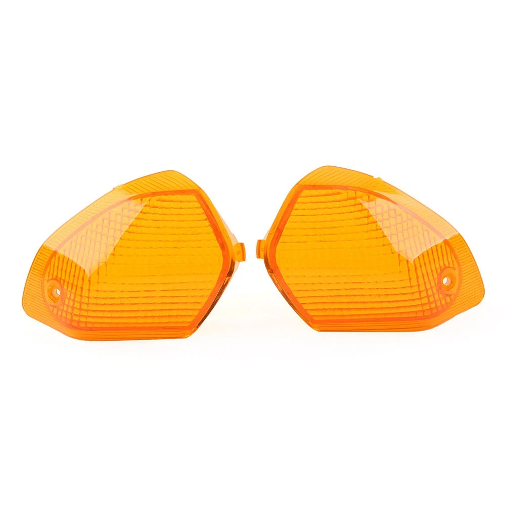 2X Rear Turn Signal Indicator Lens Amber for Kawasaki ZZR400 (1993–2003) ZZR600 (1993–2008)
