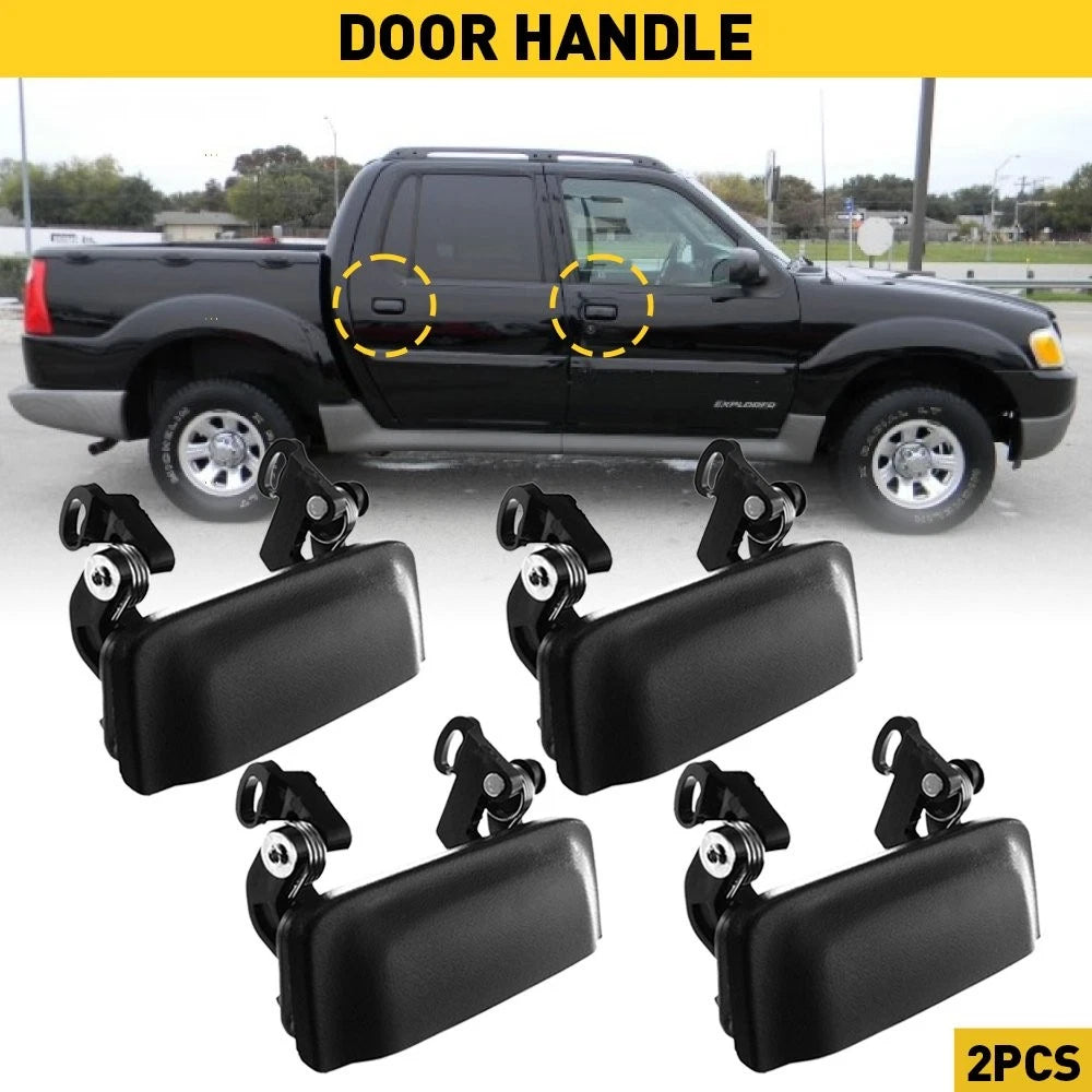 Exterior Door Handle for Ford Explorer Sport Trac (1998â2005) Black