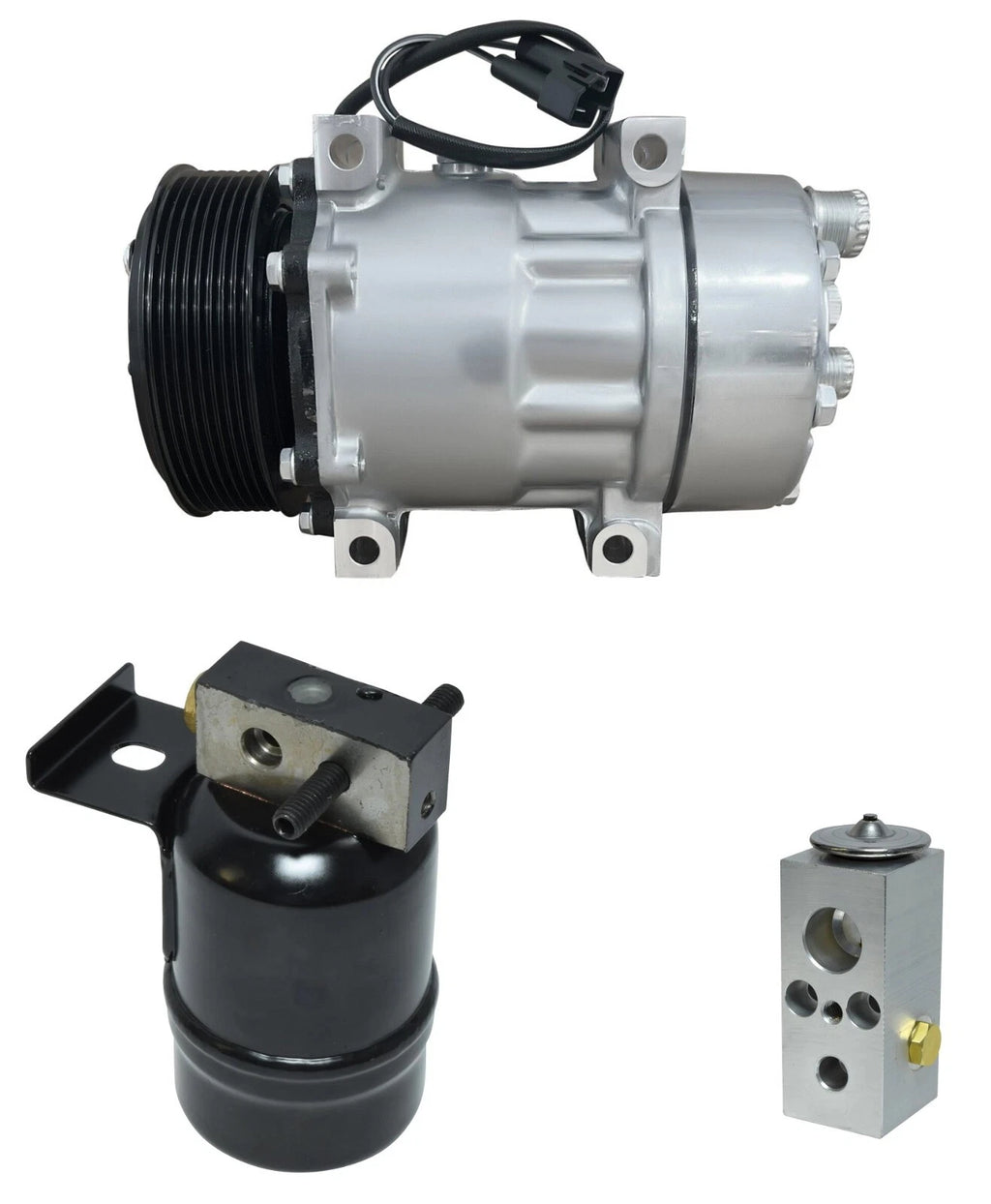 A C Compressor Kit Replacement for Dodge D250 5.9L (1990–1991)