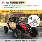 Right Wheel Bearing Carrier & Bearing Ring Kit for Polaris RZR Turbo XP (2017–2021)