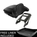 Black Chopped Trunk Pad for Harley Touring Road Glide (2009–2013)