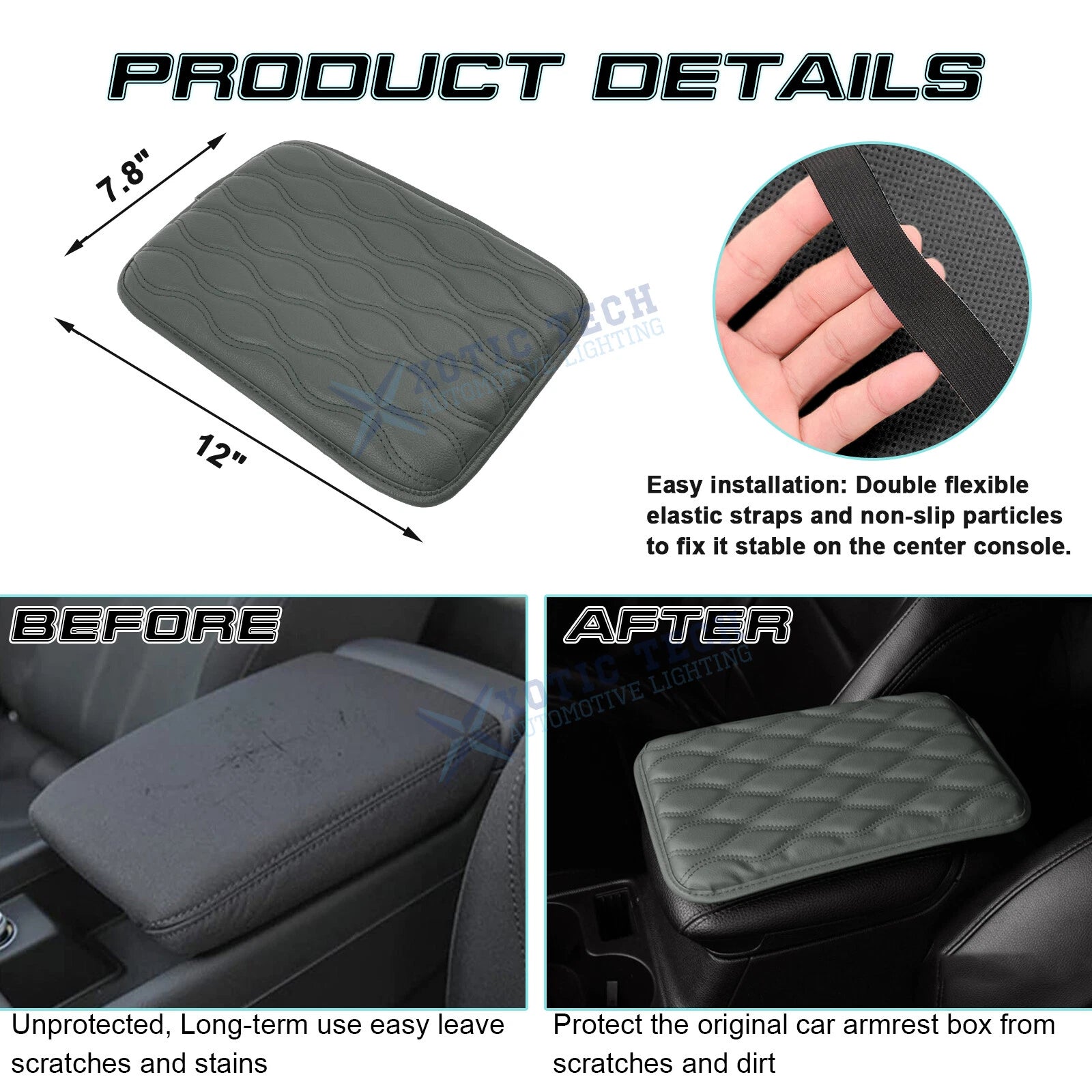 Armrest Cover for Ford F-150 (2014-2020)