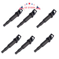 Set of 6 Ignition Coils for BMW E46 E85 E90 E53 E60 E70 (1998–2013)