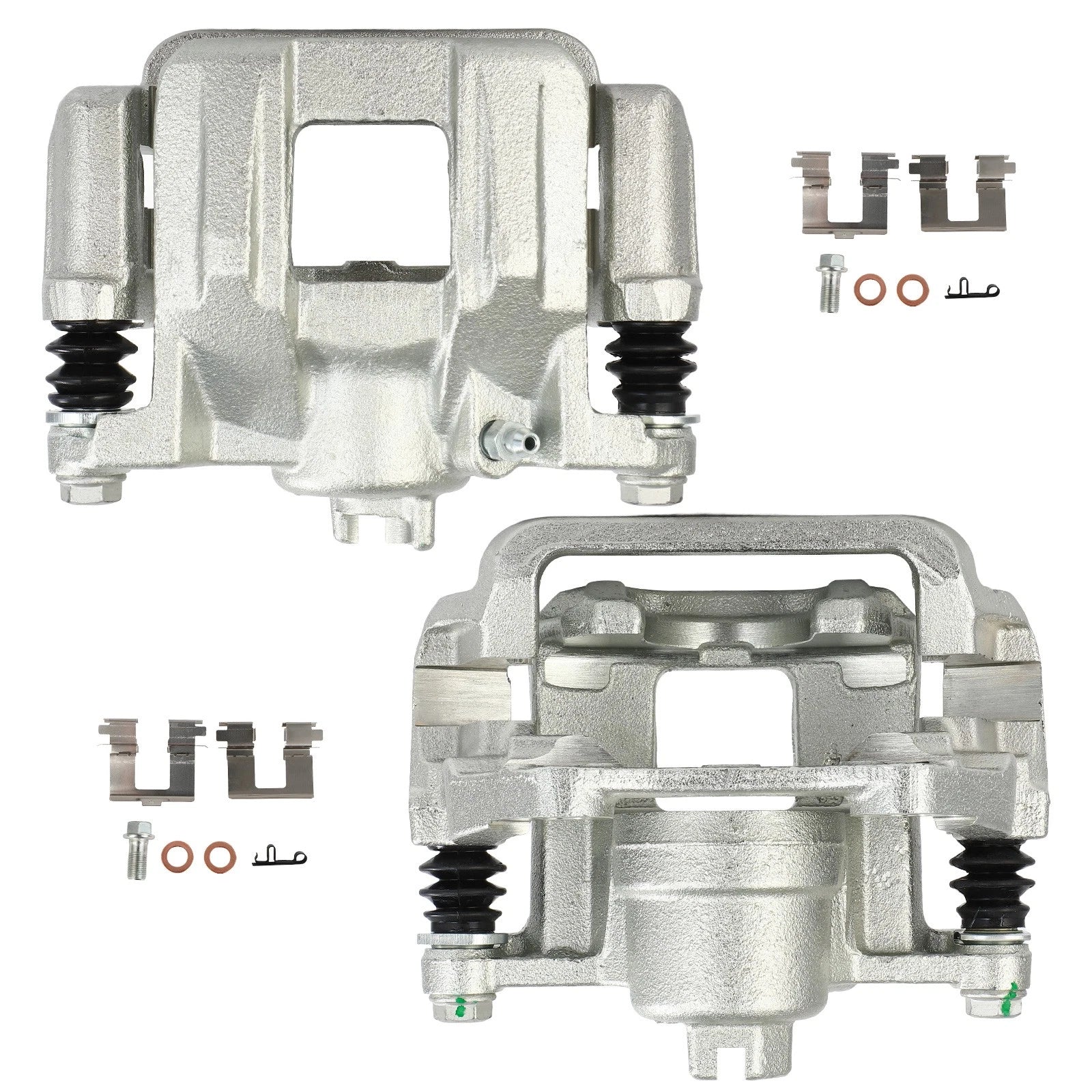 Set of 2 Rear Brake Calipers with Bracket for Honda Odyssey (2011–2017)