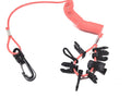 Safety Lanyard Kill Switch with 8 Keys for Outboard Motors (256-05193-00)